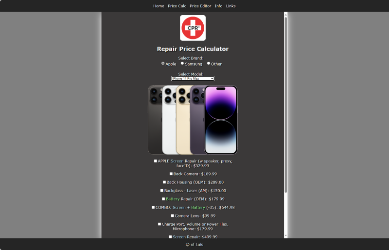 Repair App
